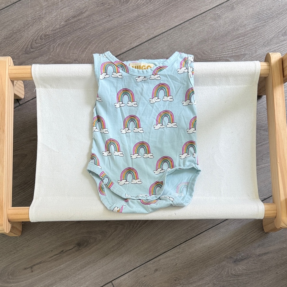 Hugo Loves Tiki Rainbow Print Bodysuit